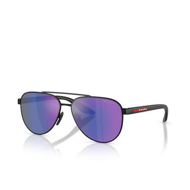 Prada Linea Rossa PS A52S Sunglasses DG005U black rubber - three-quarters view