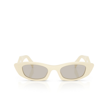 Prada PR B16S Sunglasses 21D5J2 white milk - front view
