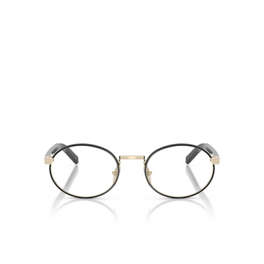 Prada PR B55V Eyeglasses AAV1O1 pale gold / black - front view