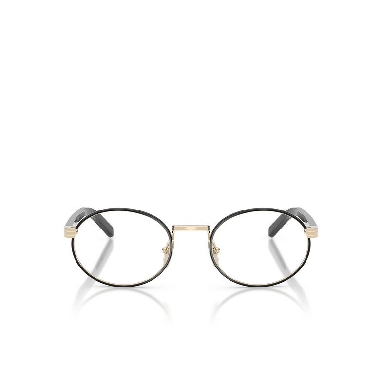 Prada PR B55V Eyeglasses AAV1O1 pale gold / black - 1/4