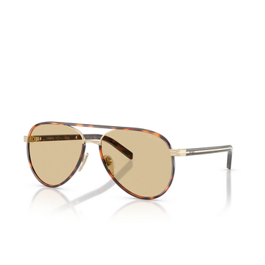 Prada PR B57S Sunglasses 21E10R pale gold - three-quarters view