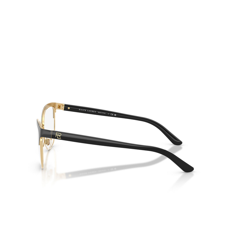 Ralph Lauren RL5099 9003 shiny black on gold - 3/4
