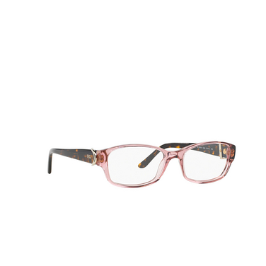 Lunettes de vue Ralph Lauren RL6056 5220 shiny transparent pink - Vue trois quarts