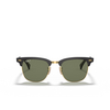 Ray-Ban CLUBMASTER ALUMINUM Sunglasses 136/N5 black on gold - product thumbnail 1/4