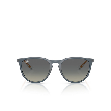 Lunettes de soleil Ray-Ban ERIKA 681311 rubber blue - Vue de face