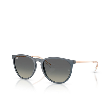 Lunettes de soleil Ray-Ban ERIKA 681311 rubber blue - Vue trois quarts