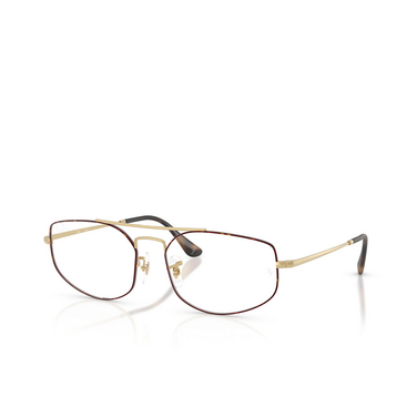 Occhiali da vista Ray-Ban EXPLORER 5 3188 matt havana on matt arista gold - tre quarti