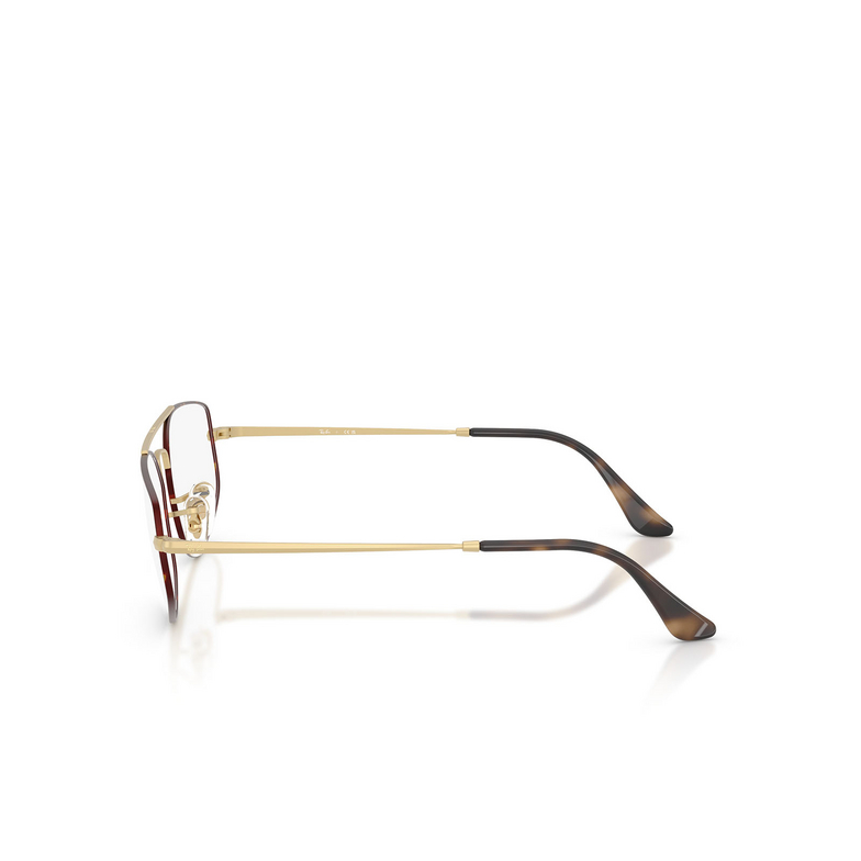 Occhiali da vista Ray-Ban EXPLORER 5 3188 matt havana on matt arista gold - 3/4