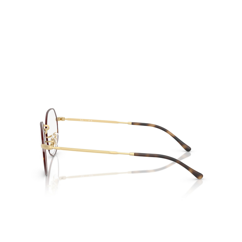 Occhiali da vista Ray-Ban JACK 3188 matt havana on matt arista gold - 3/4