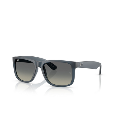 Lunettes de soleil Ray-Ban JUSTIN 681311 rubber blue - Vue trois quarts