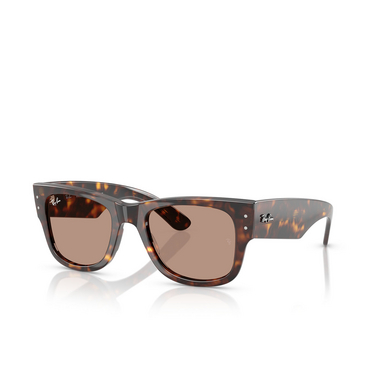 Ray-Ban MEGA WAYFARER Sunglasses 902/1A havana - three-quarters view