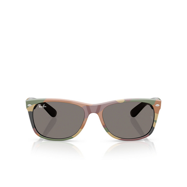 Lunettes de soleil Ray-Ban NEW WAYFARER 6822B1 black & green camuflage - Vue de face