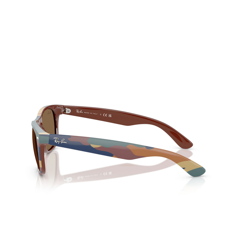 Gafas de sol Ray-Ban NEW WAYFARER 682533 brown & blue camuflage - 3/4
