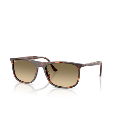 Lunettes de soleil Ray-Ban RB2216 14290A havana red tortoiseshell - Vue trois quarts