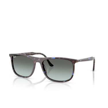Lunettes de soleil Ray-Ban RB2216 1430GK havana blue tortoiseshell - Vue trois quarts