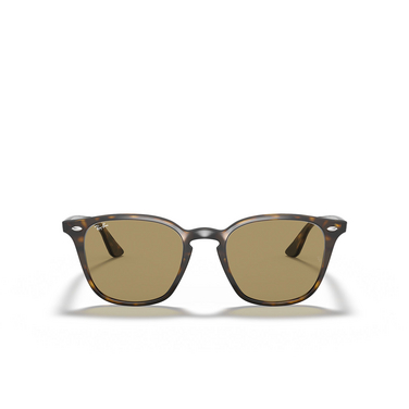 Occhiali da sole Ray-Ban RB4258F 710/73 light havana - frontale