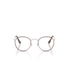 Occhiali da vista Ray-Ban ROUND METAL 3194 matt havana on matt silver - anteprima prodotto 1/4