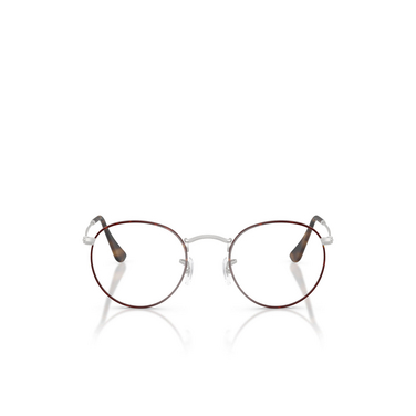Occhiali da vista Ray-Ban ROUND METAL 3194 matt havana on matt silver - frontale