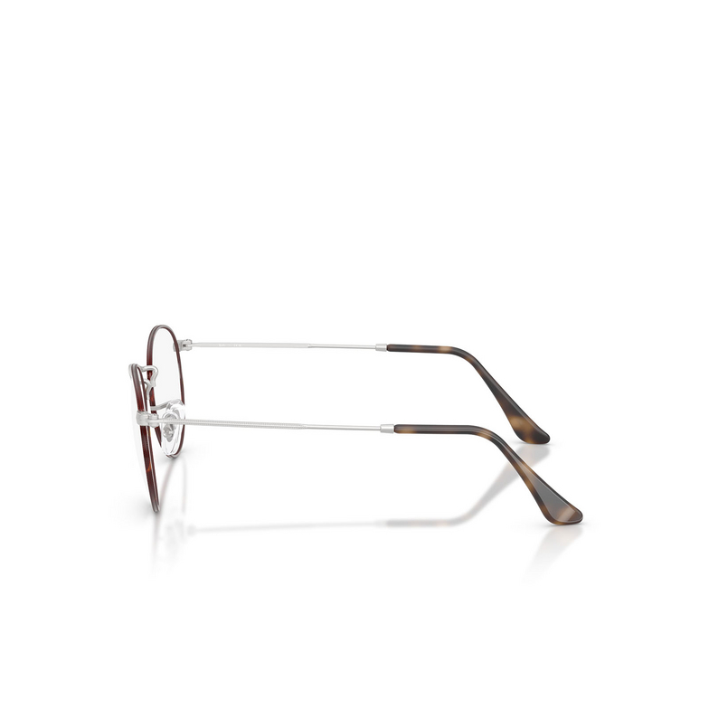 Occhiali da vista Ray-Ban ROUND METAL 3194 matt havana on matt silver - 3/4