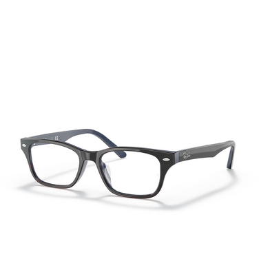 Lunettes de vue Ray-Ban RX5345D 5076 brown - Vue trois quarts