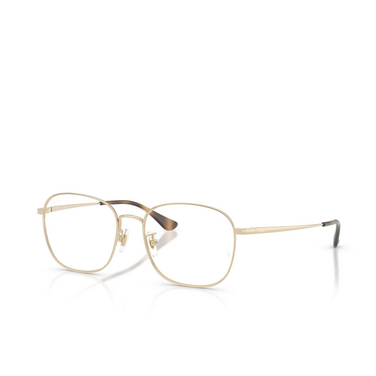 Lunettes de vue Ray-Ban RX6418D 2993 pale gold - Vue trois quarts