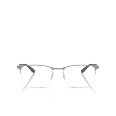 Lunettes de vue Ray-Ban RX6513 2620 matt gunmetal on silver - Vue de face