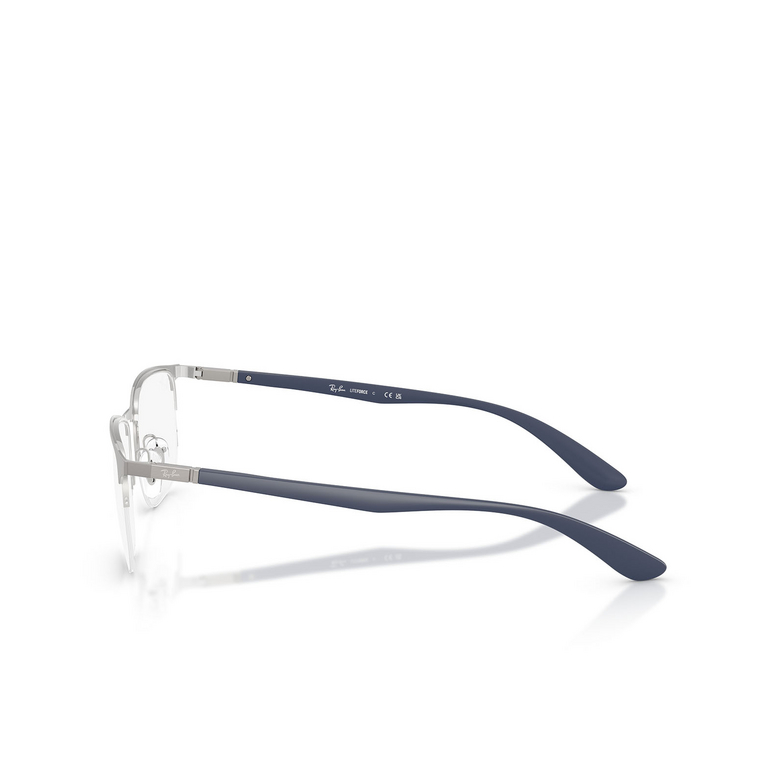 Lunettes de vue Ray-Ban RX6513 2620 matt gunmetal on silver - 3/4