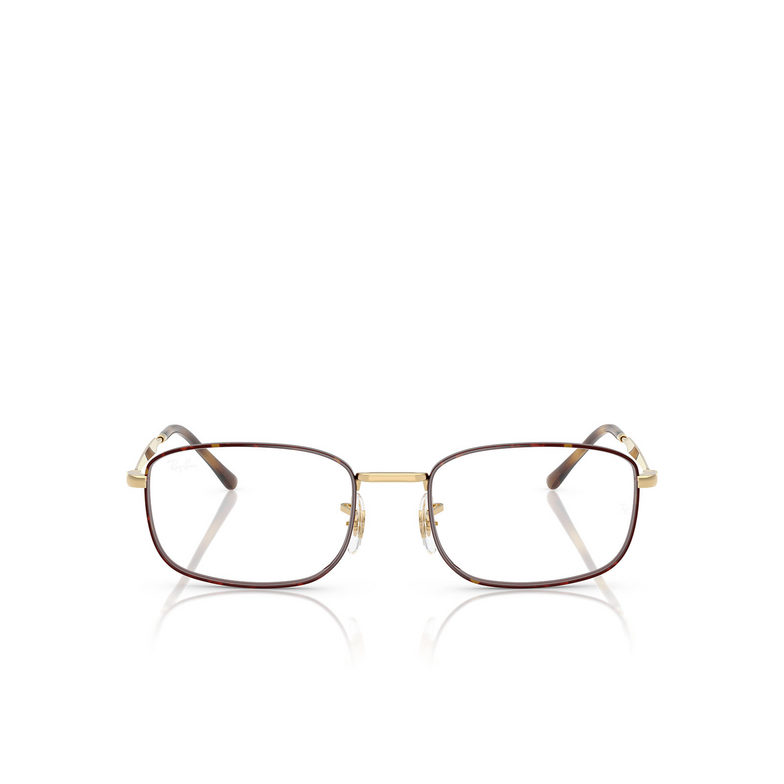 Lunettes de vue Ray-Ban RX6533 3177 havana on arista gold - 1/4