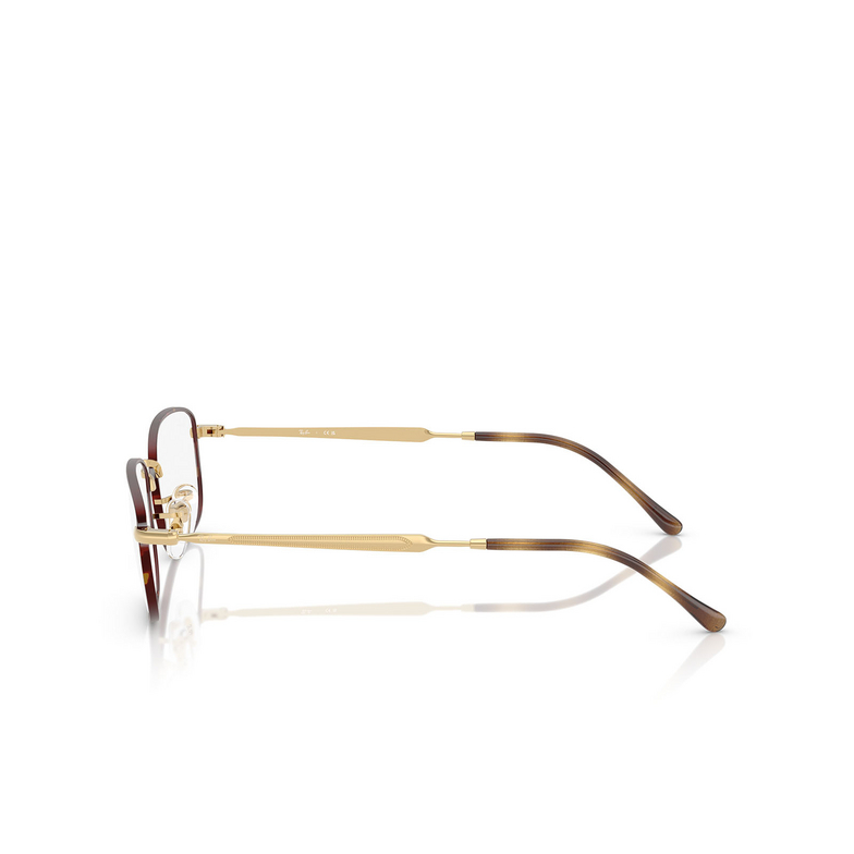 Lunettes de vue Ray-Ban RX6533 3177 havana on arista gold - 3/4