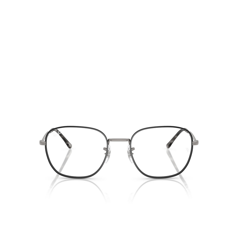 Lunettes de vue Ray-Ban RX6534 3187 matte black on matte gunmetal - 1/4
