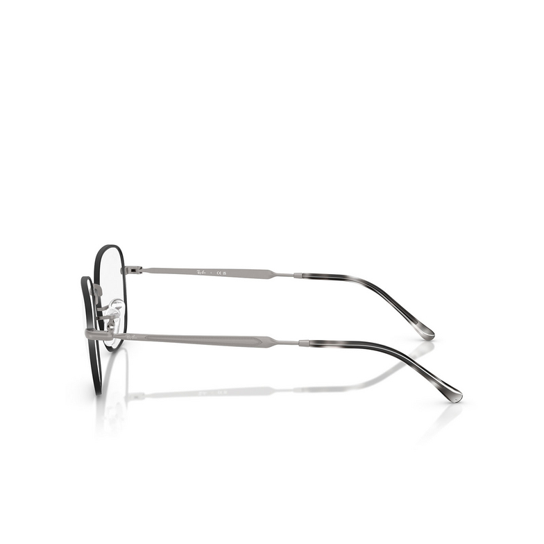 Lunettes de vue Ray-Ban RX6534 3187 matte black on matte gunmetal - 3/4