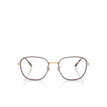 Occhiali da vista Ray-Ban RX6534 3188 matt havana on matt arista gold - frontale