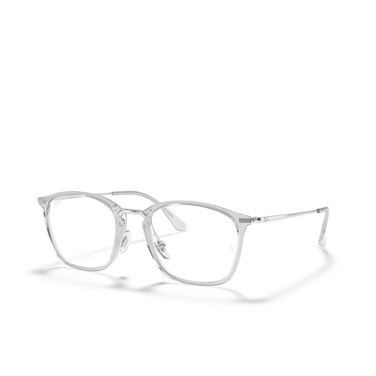 Lunettes de vue Ray-Ban RX7164 2001 transparent - Vue trois quarts