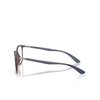 Occhiali da vista Ray-Ban RX7199 8444 matte dark violet - anteprima prodotto 3/4