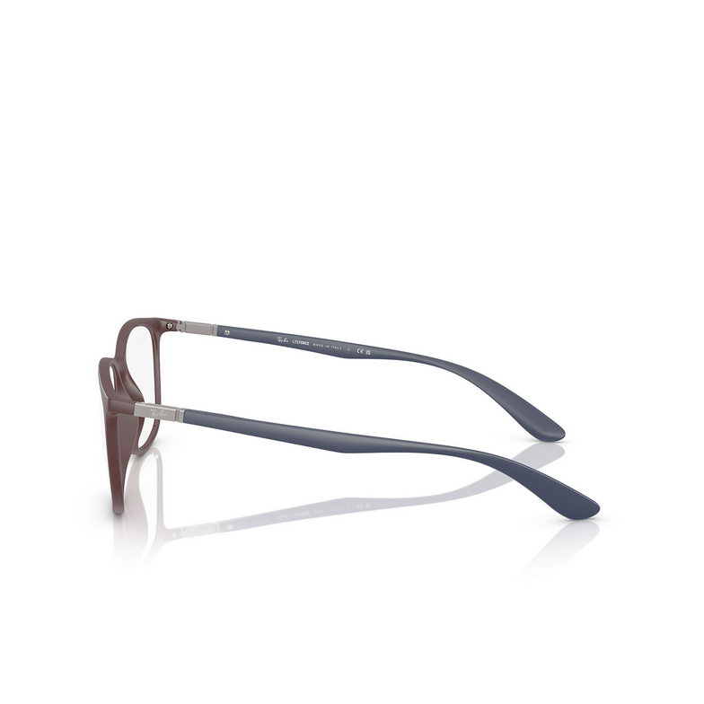 Occhiali da vista Ray-Ban RX7199 8444 matte dark violet - 3/4