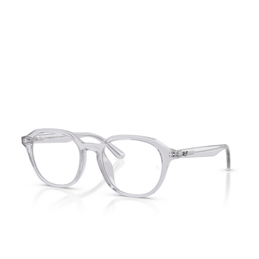 Occhiali da vista Ray-Ban RX7259D 8411 transparent light grey - tre quarti