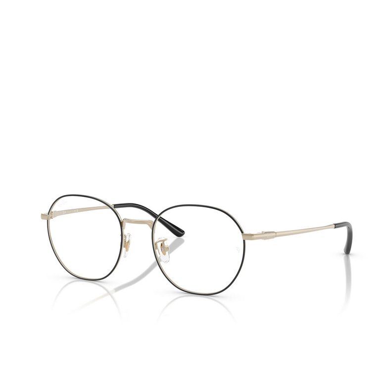 Occhiali da vista Ray-Ban RX8778D 1250 black on gold - 2/4