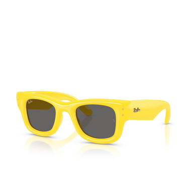 Occhiali da sole Ray-Ban WAYFARER PUFFER 683087 yellow - tre quarti
