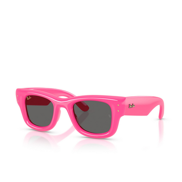 Ray-Ban WAYFARER PUFFER Sonnenbrillen 683287 fucsia - Dreiviertelansicht