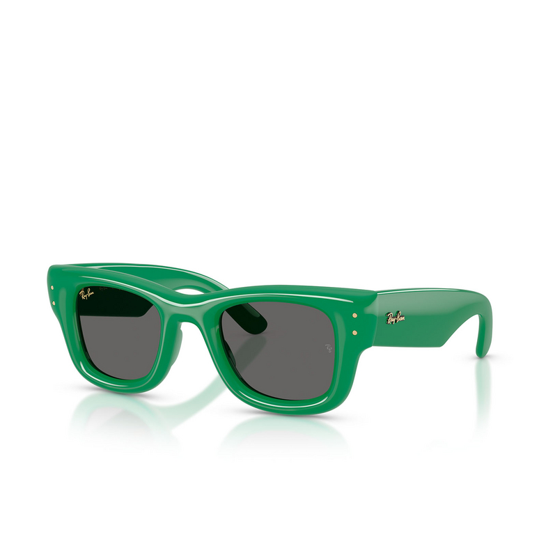 Occhiali da sole Ray-Ban WAYFARER PUFFER 683487 green - 2/4