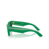 Occhiali da sole Ray-Ban WAYFARER PUFFER 683487 green - anteprima prodotto 3/4