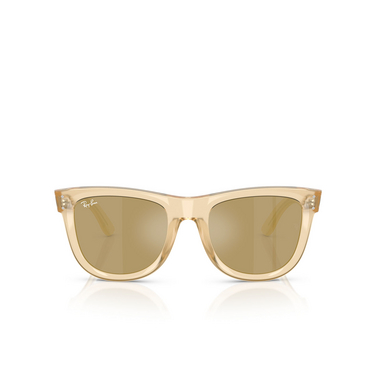 Lunettes de soleil Ray-Ban WAYFARER REVERSE 68215A opal yellow - Vue de face