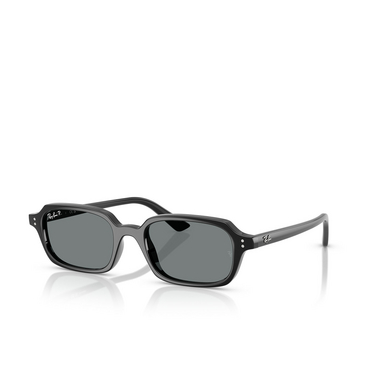 Ray-Ban ZAYA Sunglasses 667781 black - three-quarters view