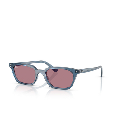 Ray-Ban ZAYA Sonnenbrillen 68121A light blue - Dreiviertelansicht