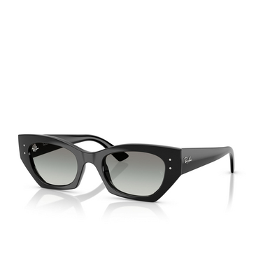 Ray-Ban ZENA Sunglasses 667711 black - three-quarters view