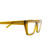 Saint Laurent SL 276 MICA Eyeglasses 008 green - product thumbnail 3/4