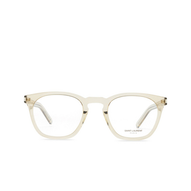 Lunettes de vue Saint Laurent SL 30 SLIM 004 beige - Vue de face