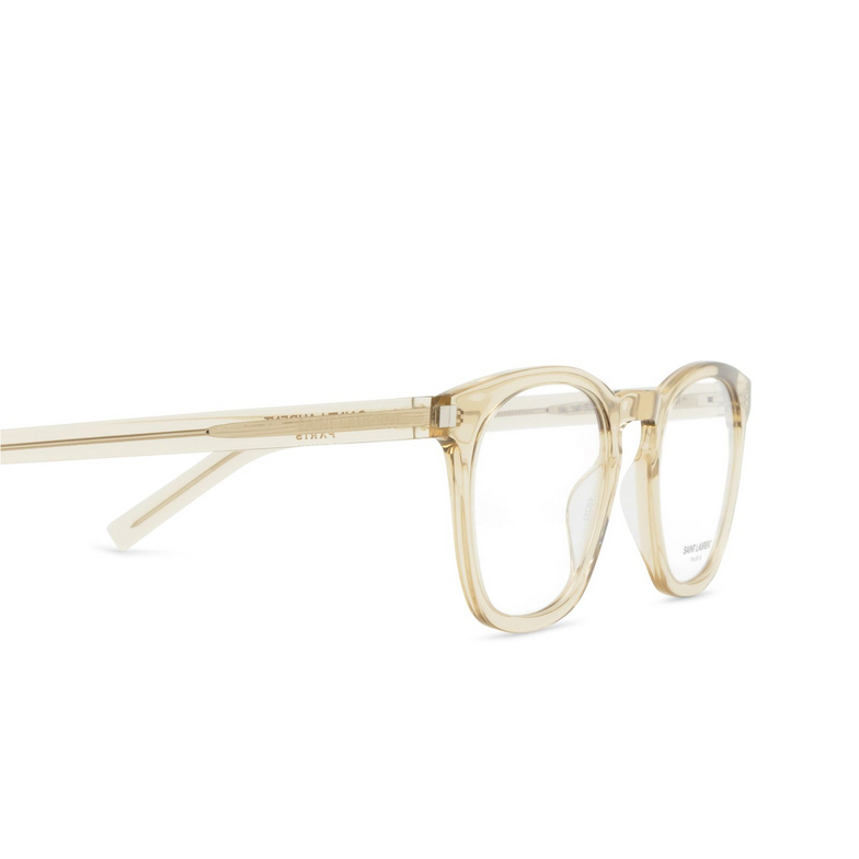 Saint Laurent SL 30 SLIM Eyeglasses 004 beige - 3/4