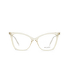 Saint Laurent SL 386 Eyeglasses 003 beige - product thumbnail 1/4