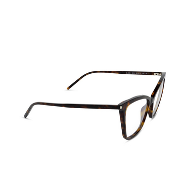 Gafas graduadas Saint Laurent SL 386 016 havana - Vista tres cuartos